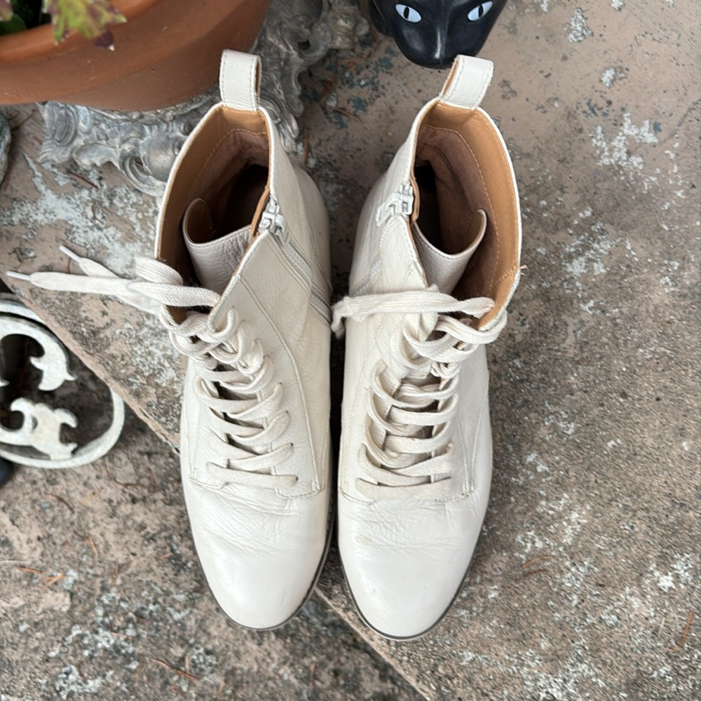 Vionic Lani White Leather Boots - image 2